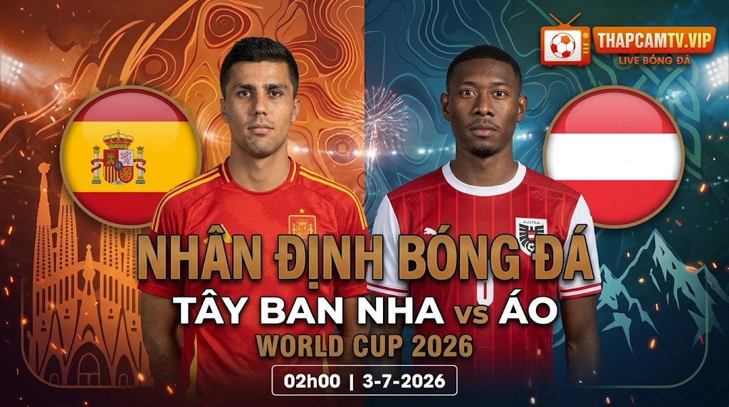 Tây Ban Nha vs Áo