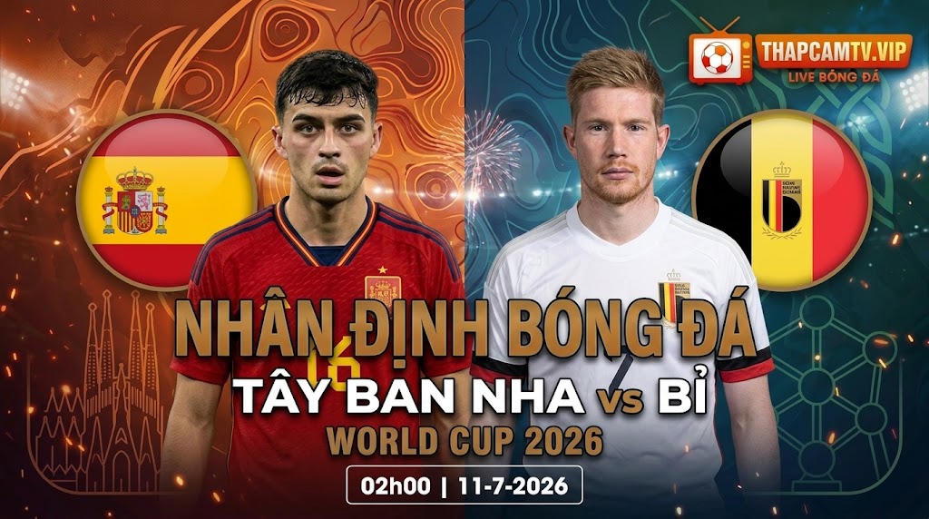Tây Ban Nha vs Bỉ